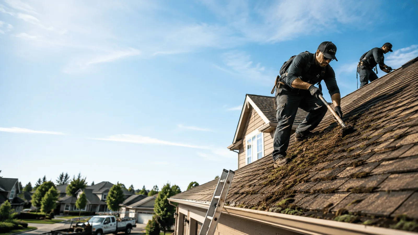 Roof Moss Removal in Upper Black Eddy, PA near me